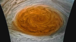 La NASA publica las mejores fotos que existen de la Gran Mancha Roja de Júpiter, capturadas por la sonda Juno